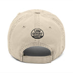 Distressed Dad Hat - "I Tried. Not Really." Embroidered Low Effort Club Cap