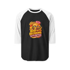Raglan Shirt — "Bad Decisions Taste Better"