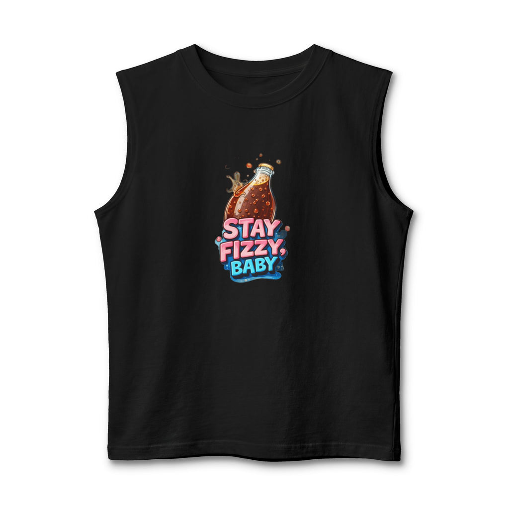 Stay Fizzy Baby Soda Bottle Muscle Tank