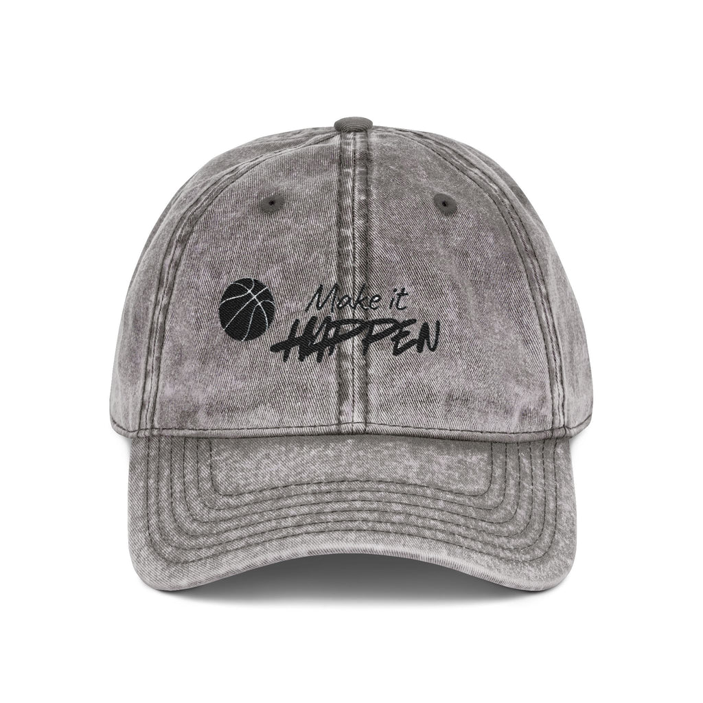 Make It Happen Embroidered Vintage Baseball Cap