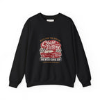 Unisex Heavy Blend™ Crewneck Sweatshirt Never give up