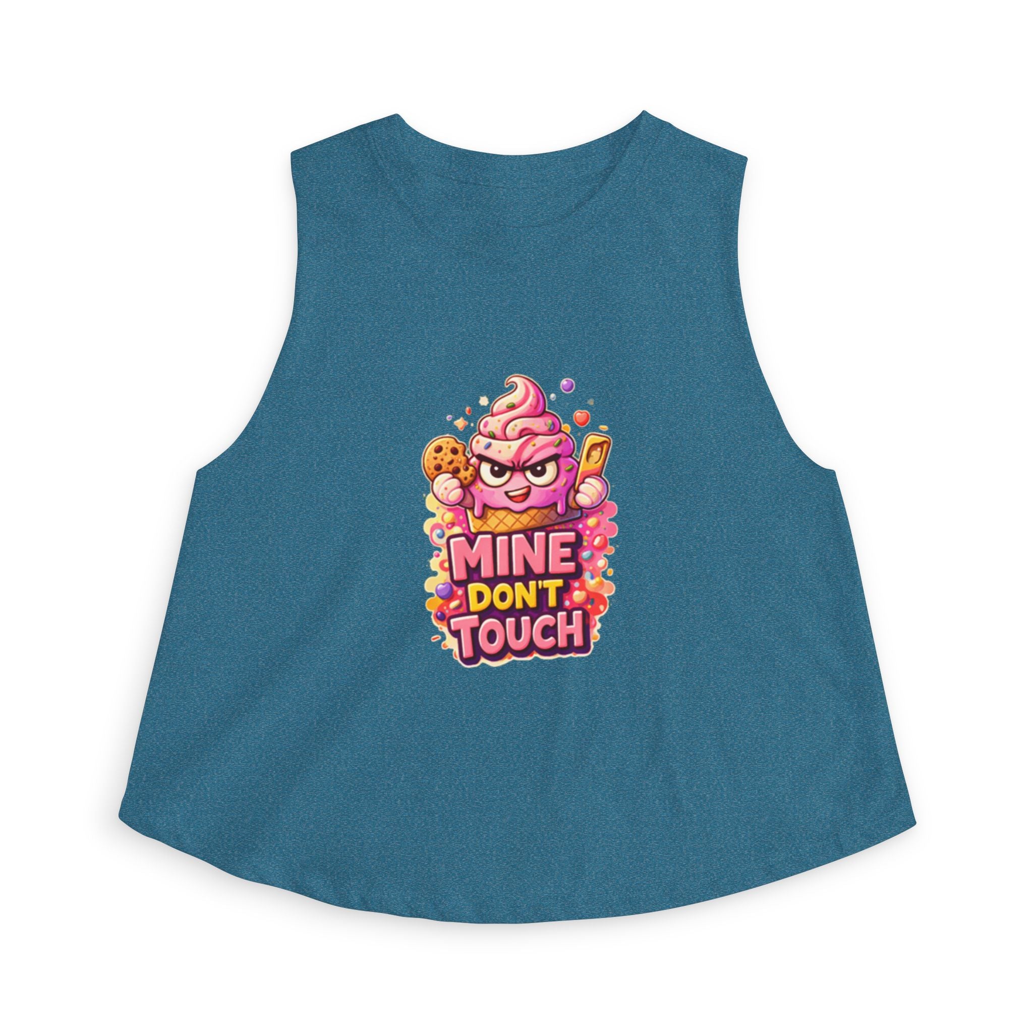 Crop Top -  "Mine Don't Touch"