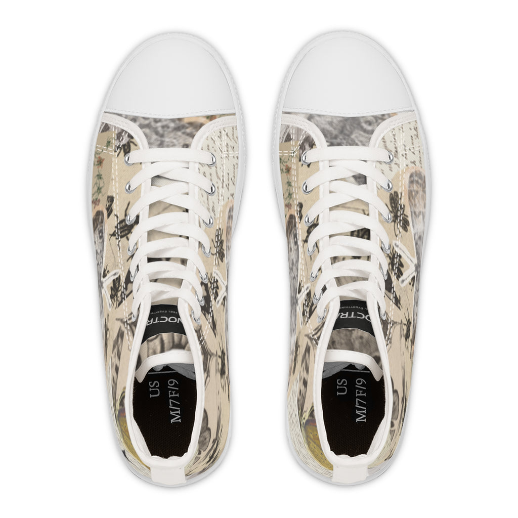 Women's High Top Sneakers Vintage