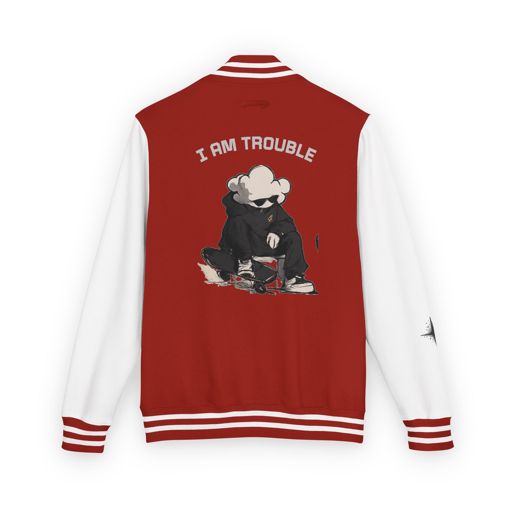 I Am Trouble Letterman Jacket