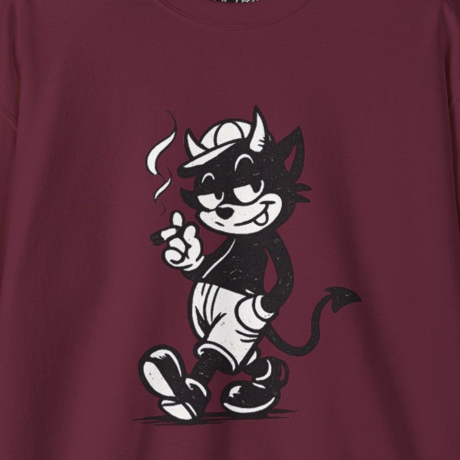 Crewneck Sweatshirt — "No rules. Just chaos." Devil