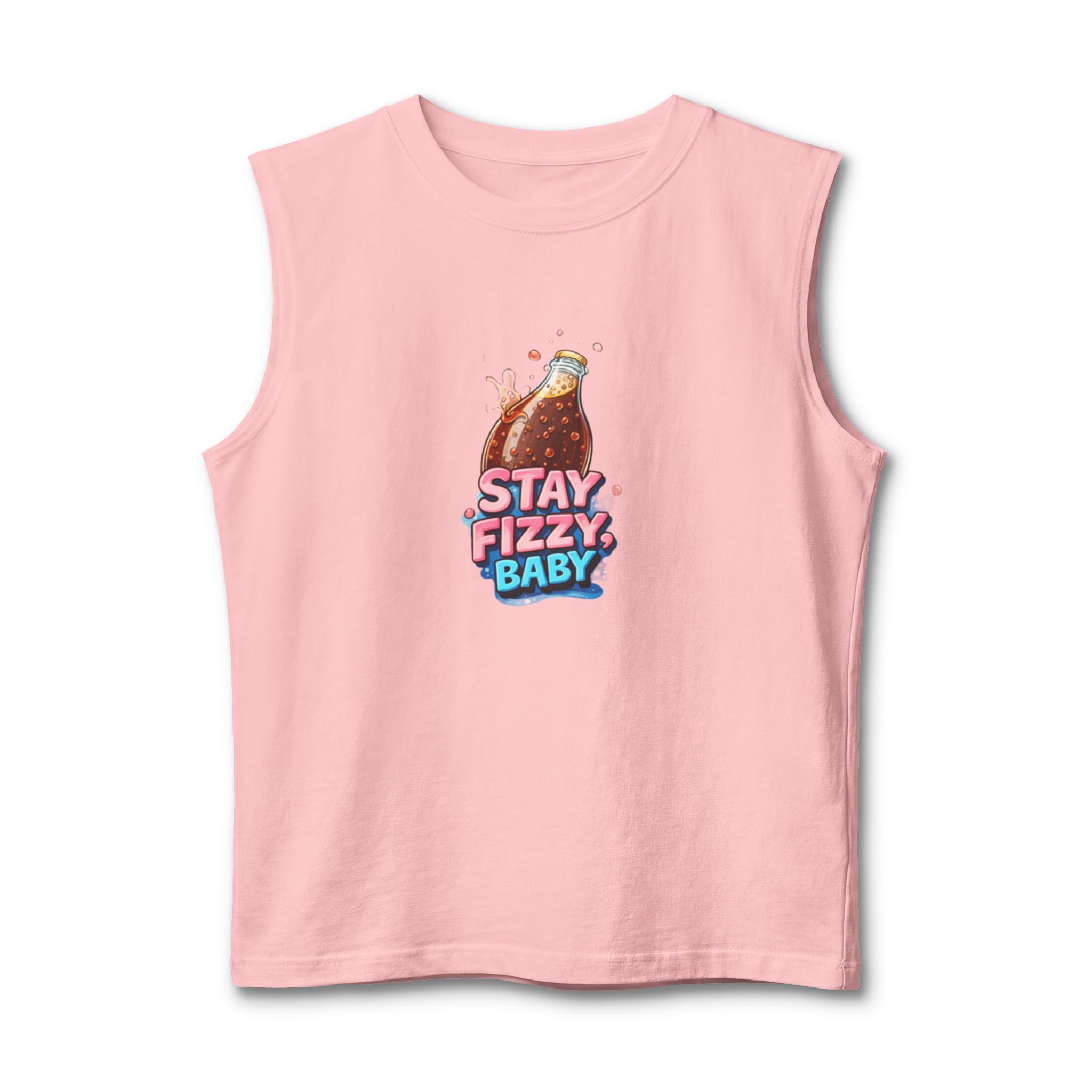 Stay Fizzy Baby Soda Bottle Muscle Tank