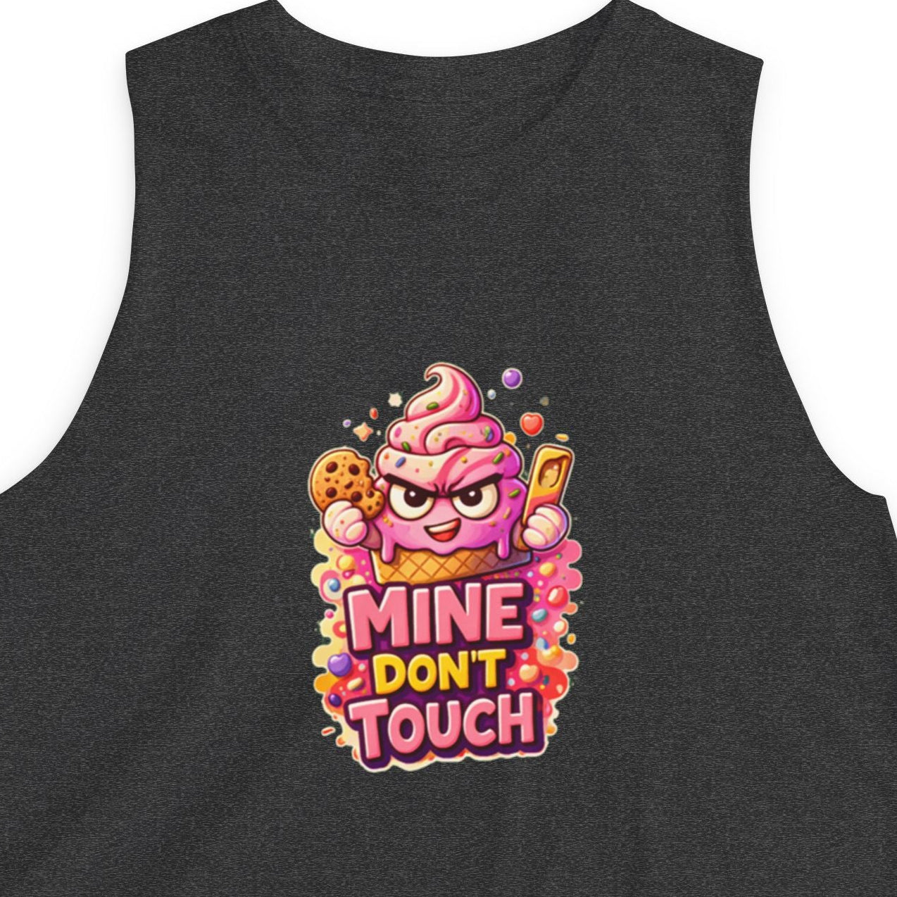 Crop Top -  "Mine Don't Touch"