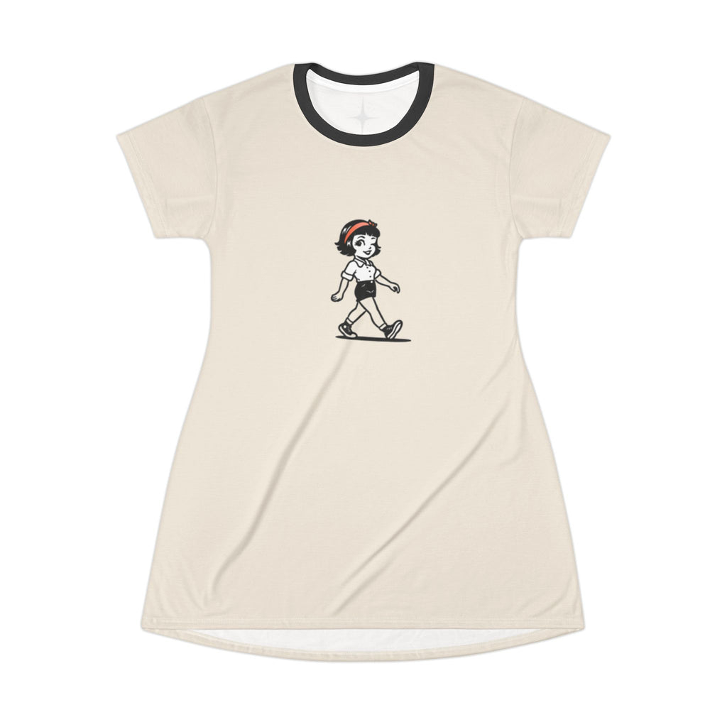 Skater T‑Shirt Dress