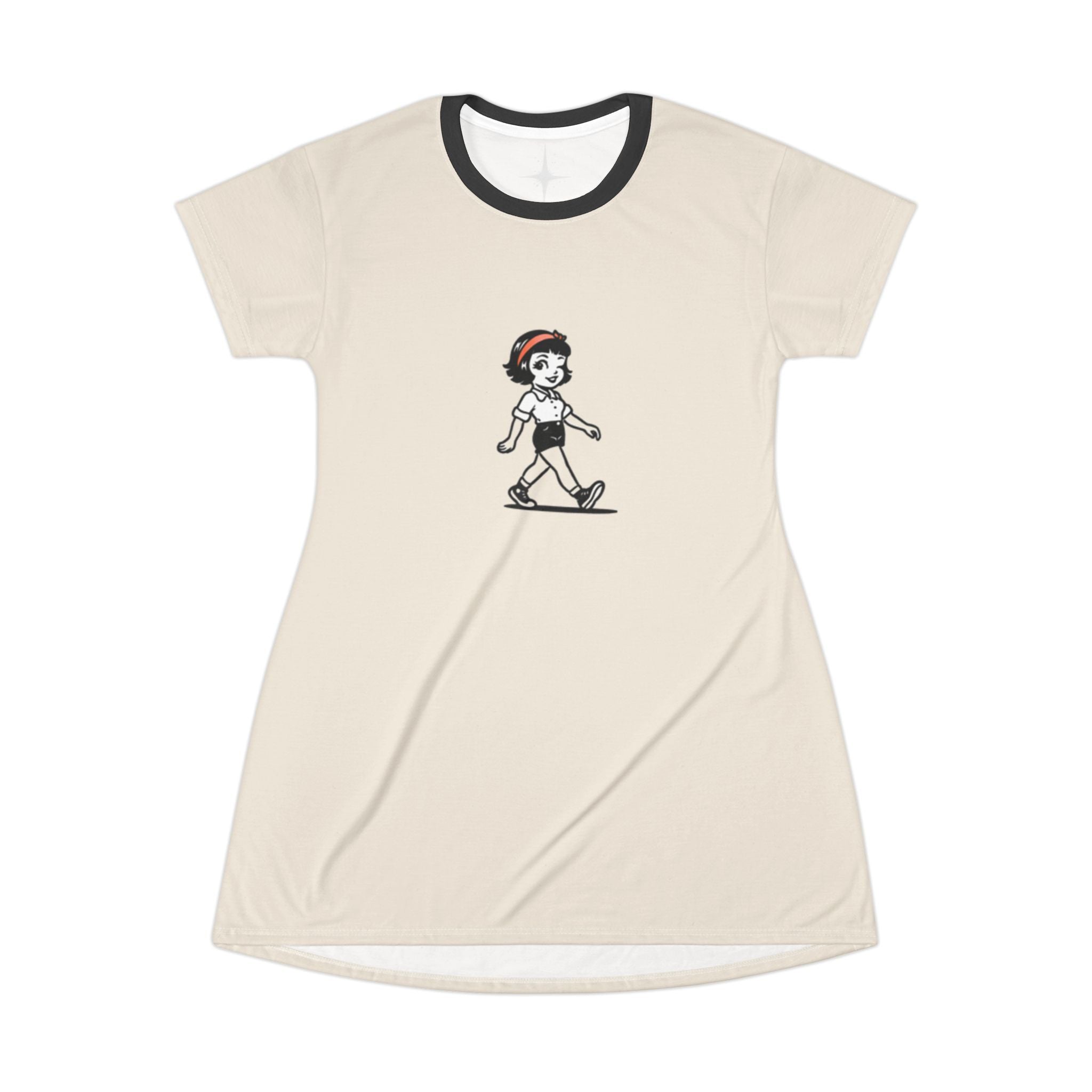 Skater T‑Shirt Dress