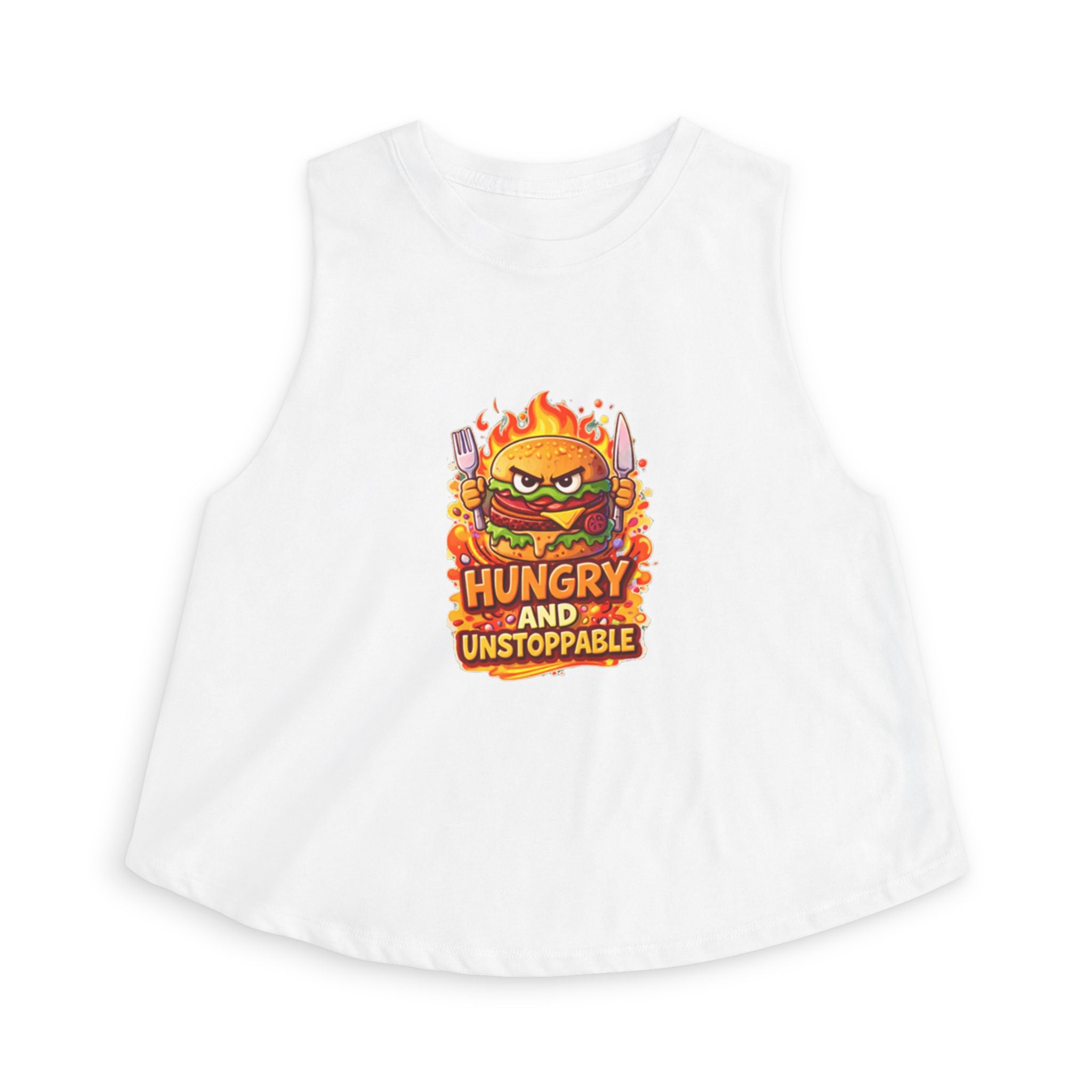 "Hungry and Unstoppable" Crop Top