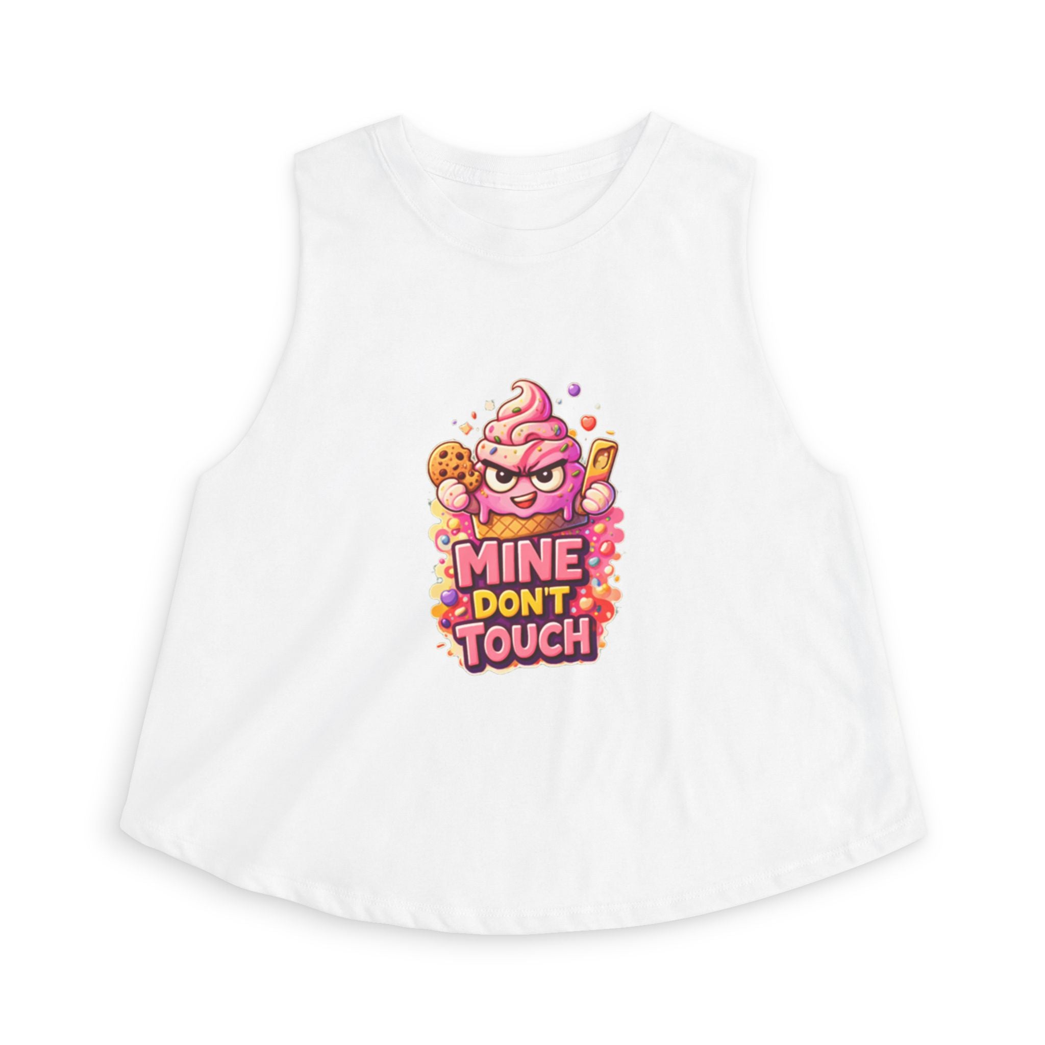 Crop Top -  "Mine Don't Touch"