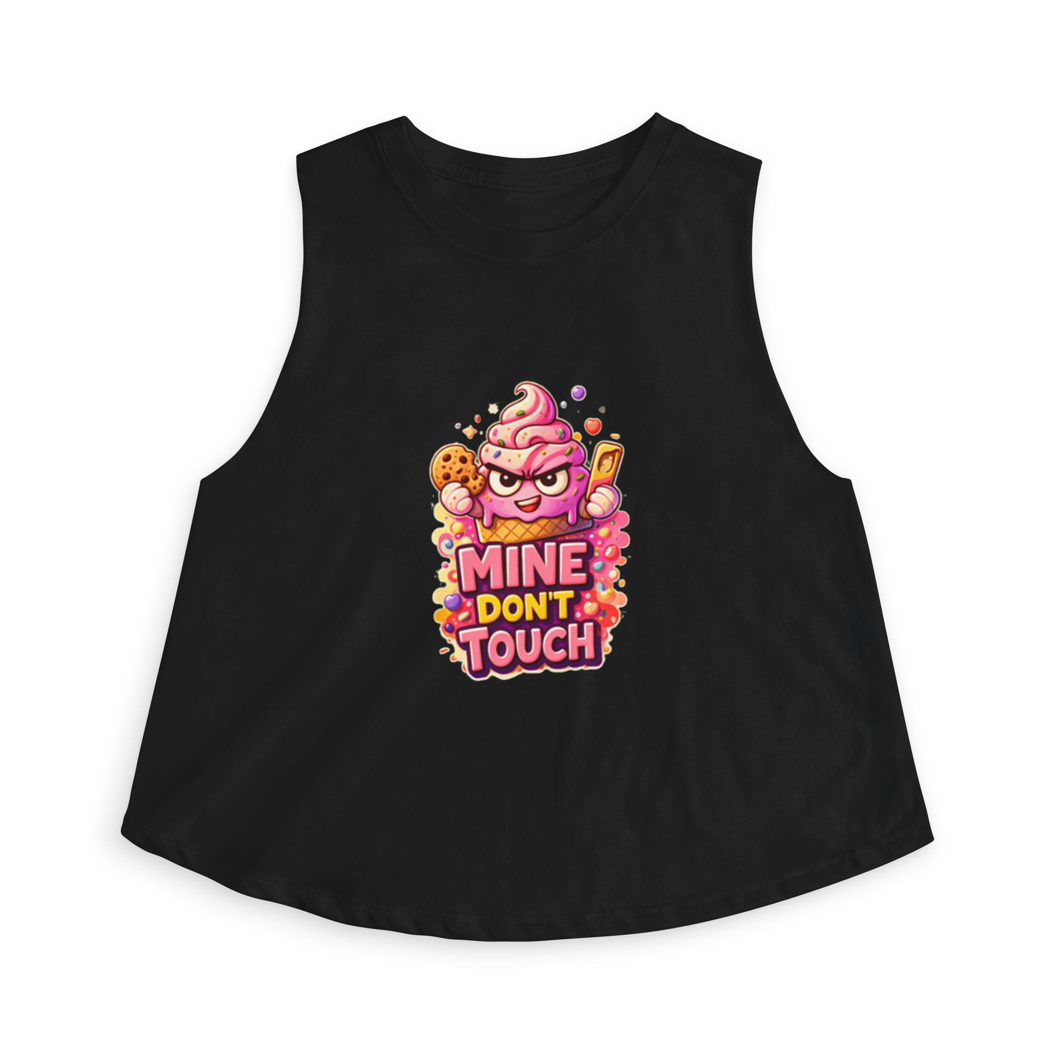 Crop Top -  "Mine Don't Touch"