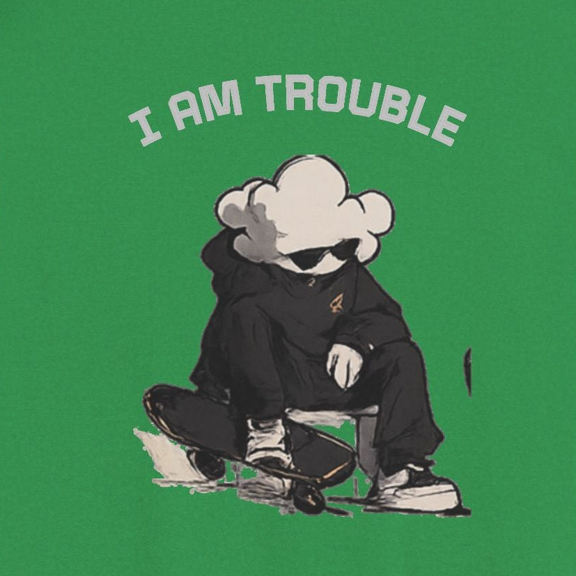 I Am Trouble Letterman Jacket