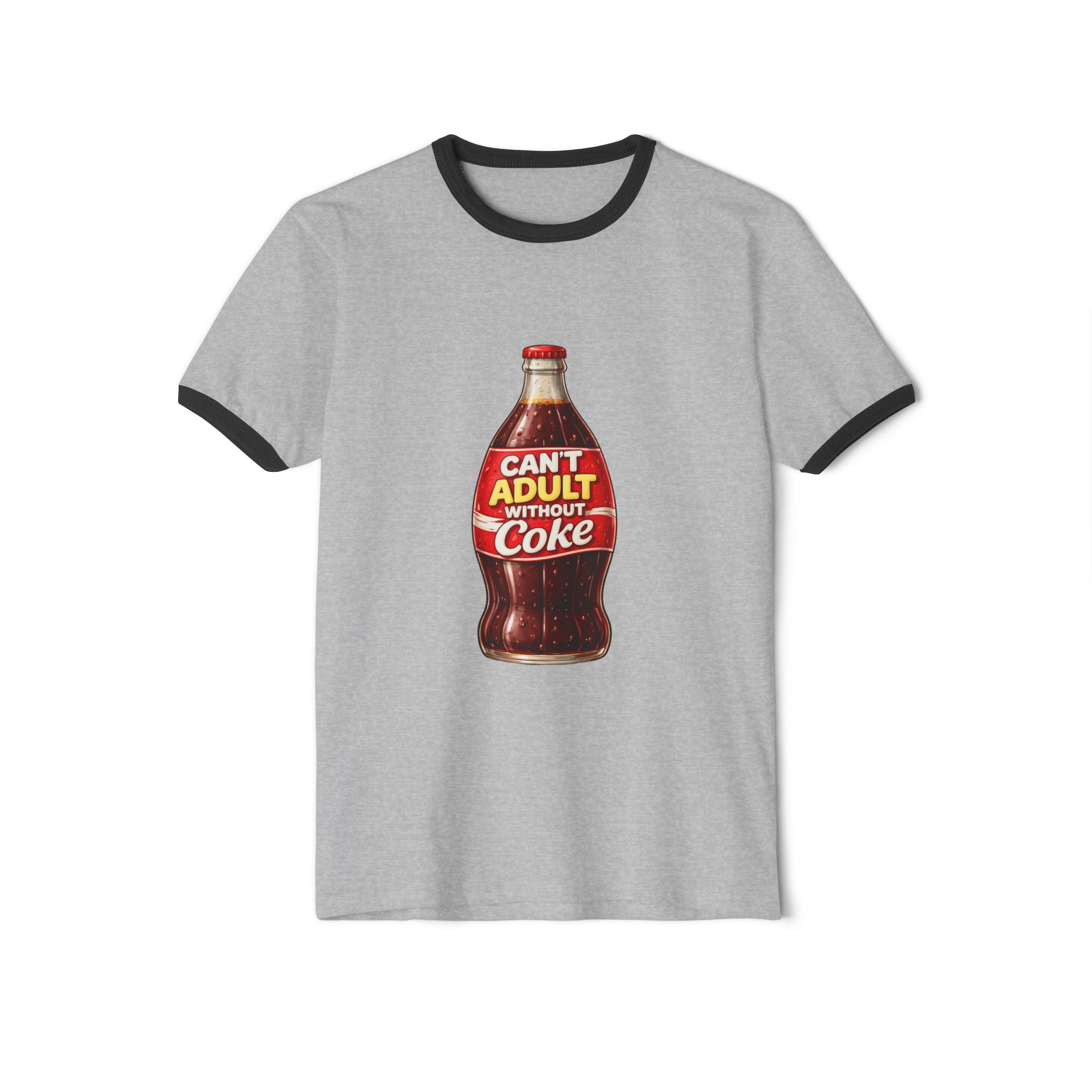 Can't Adult Without Coke Ringer T-Shirt