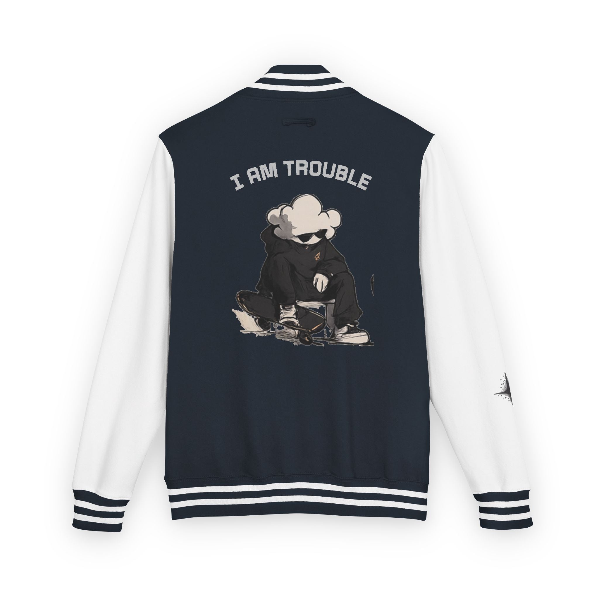 I Am Trouble Letterman Jacket