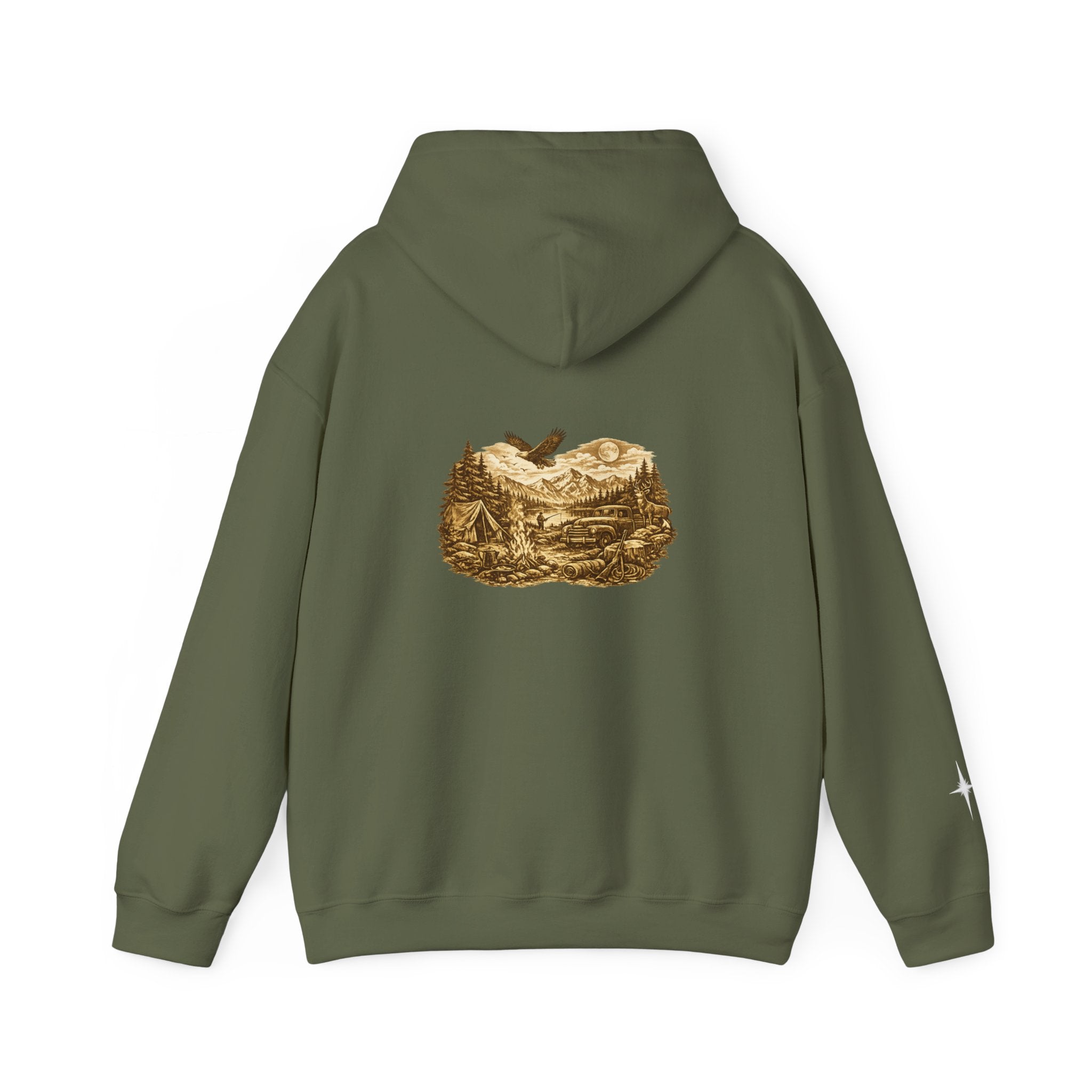 Unisex Heavy Blend™ Hooded Sweatshirt Eagle