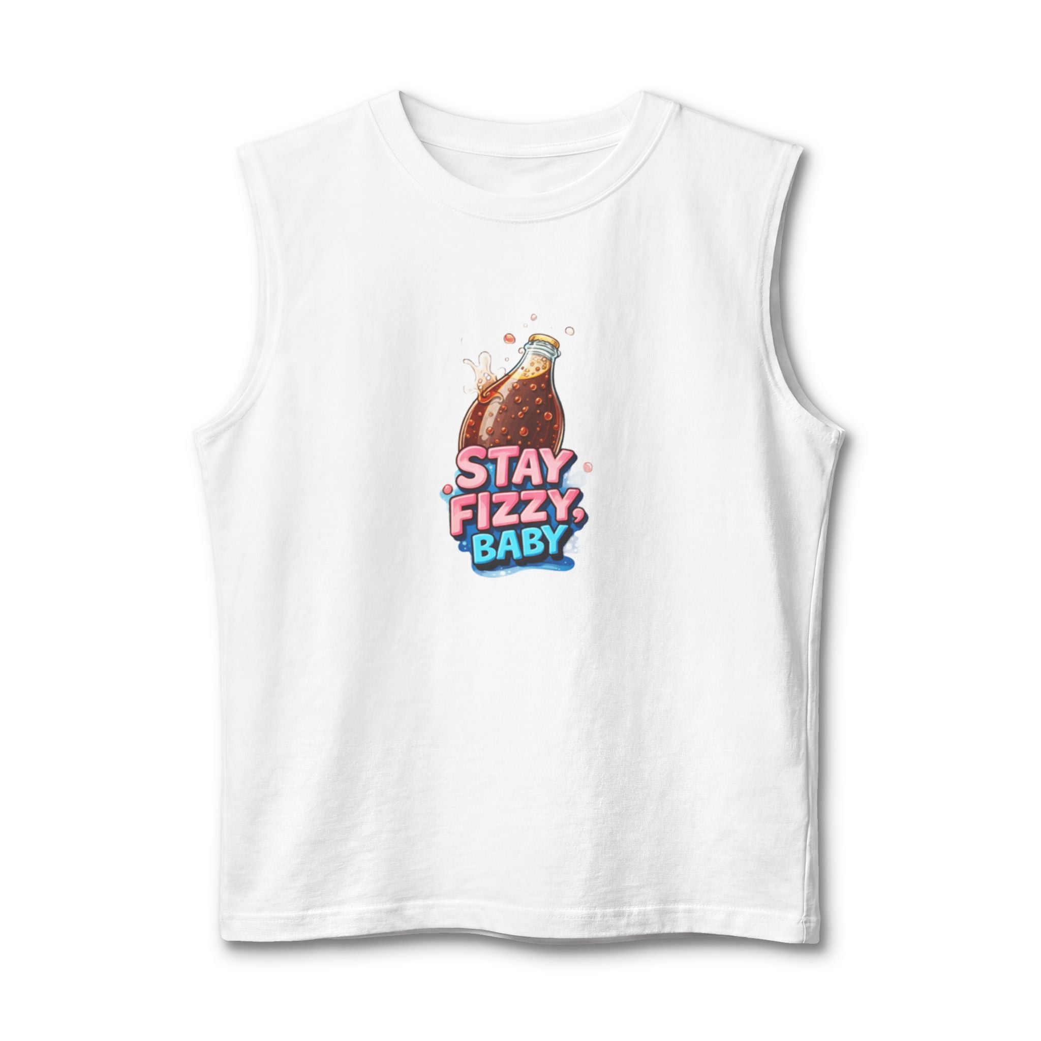 Stay Fizzy Baby Soda Bottle Muscle Tank