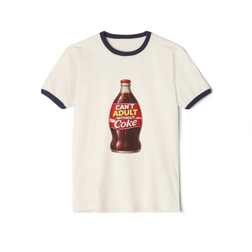 Can't Adult Without Coke Ringer T-Shirt