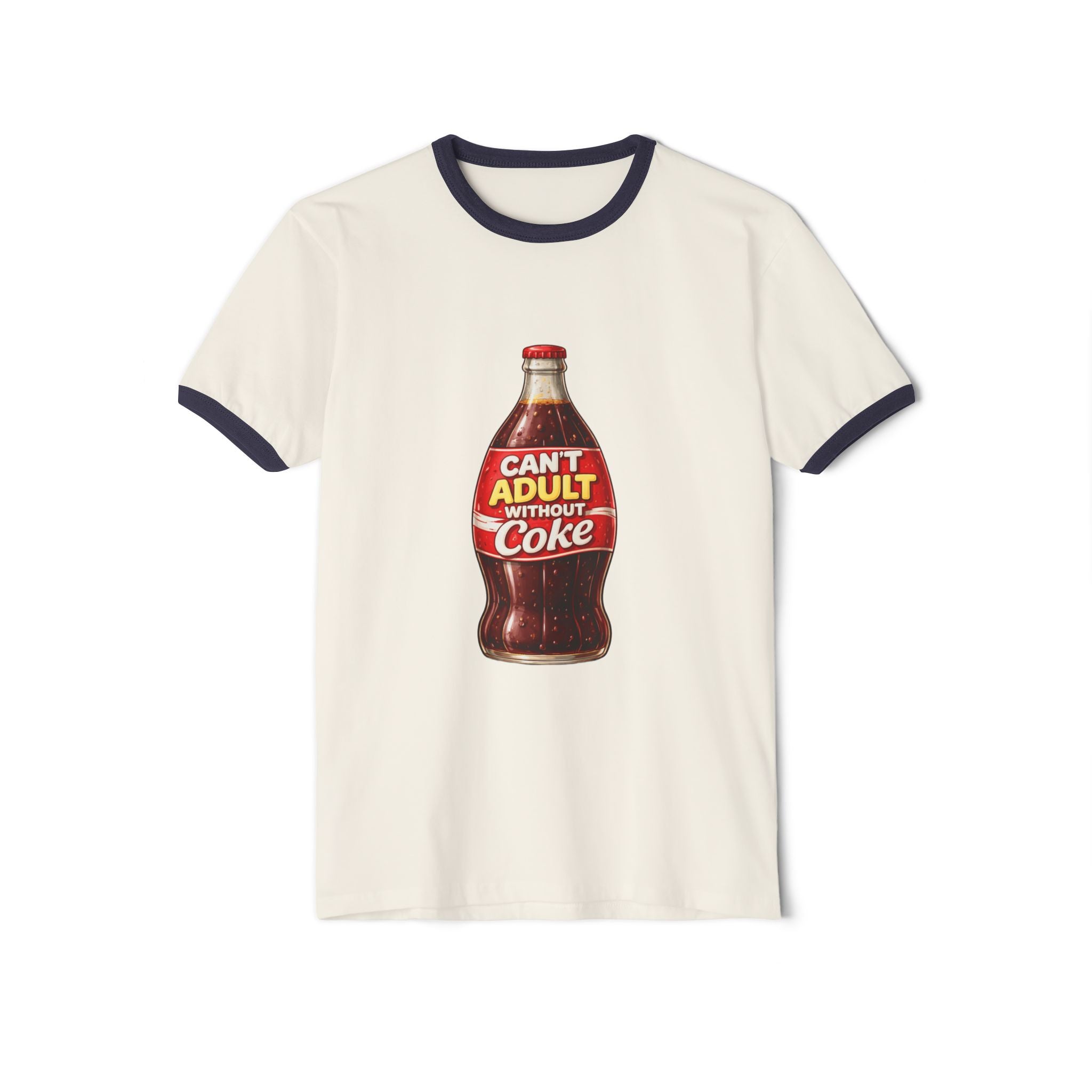 Can't Adult Without Coke Ringer T-Shirt