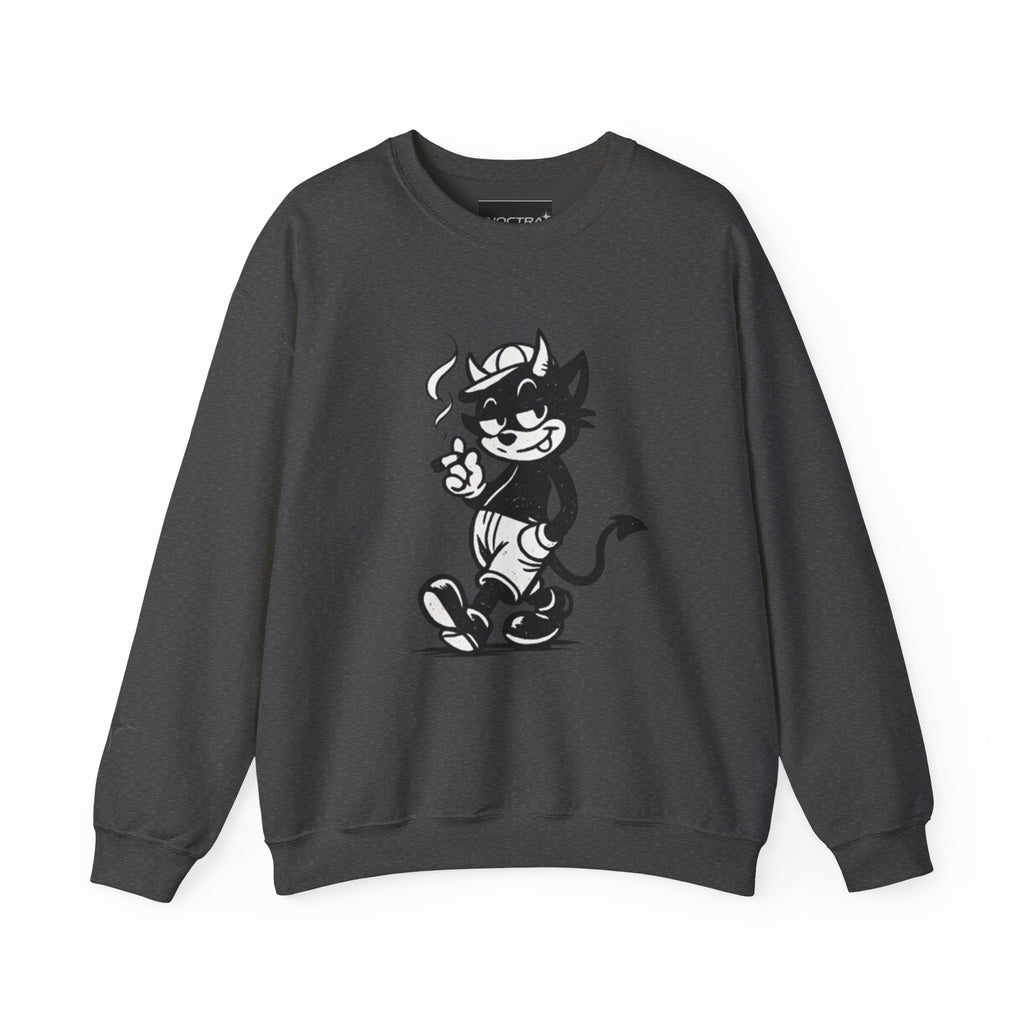 Crewneck Sweatshirt — "No rules. Just chaos." Devil
