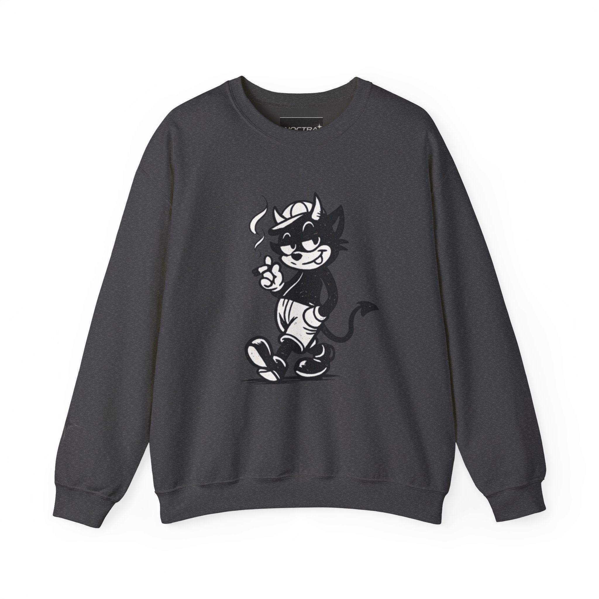 Crewneck Sweatshirt — "No rules. Just chaos." Devil