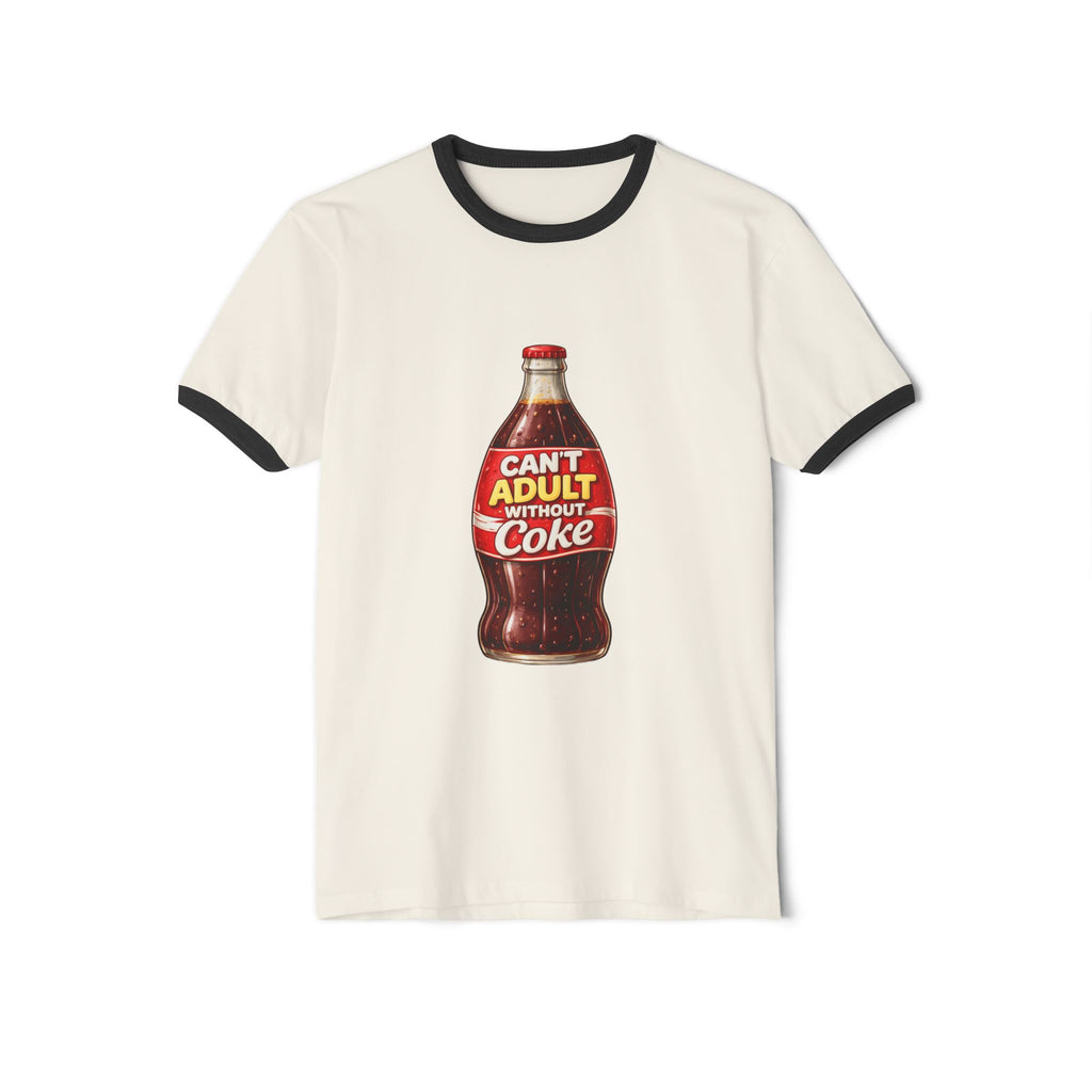 Can't Adult Without Coke Ringer T-Shirt