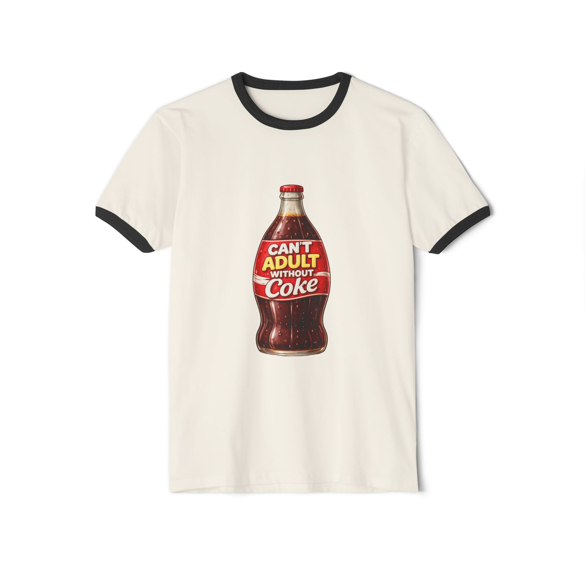 Can't Adult Without Coke Ringer T-Shirt