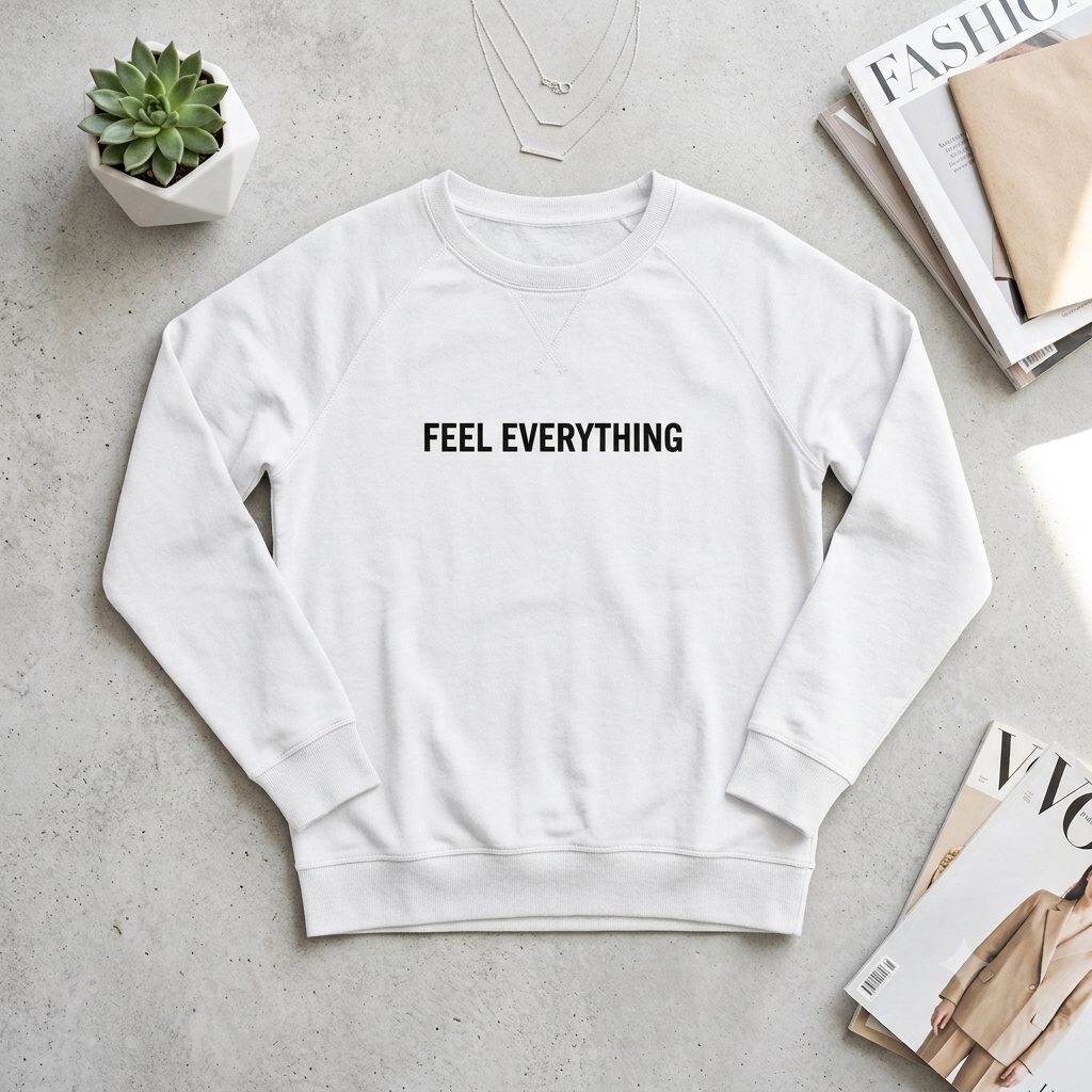 Top Unisex manga larga FEEL EVERYTHING